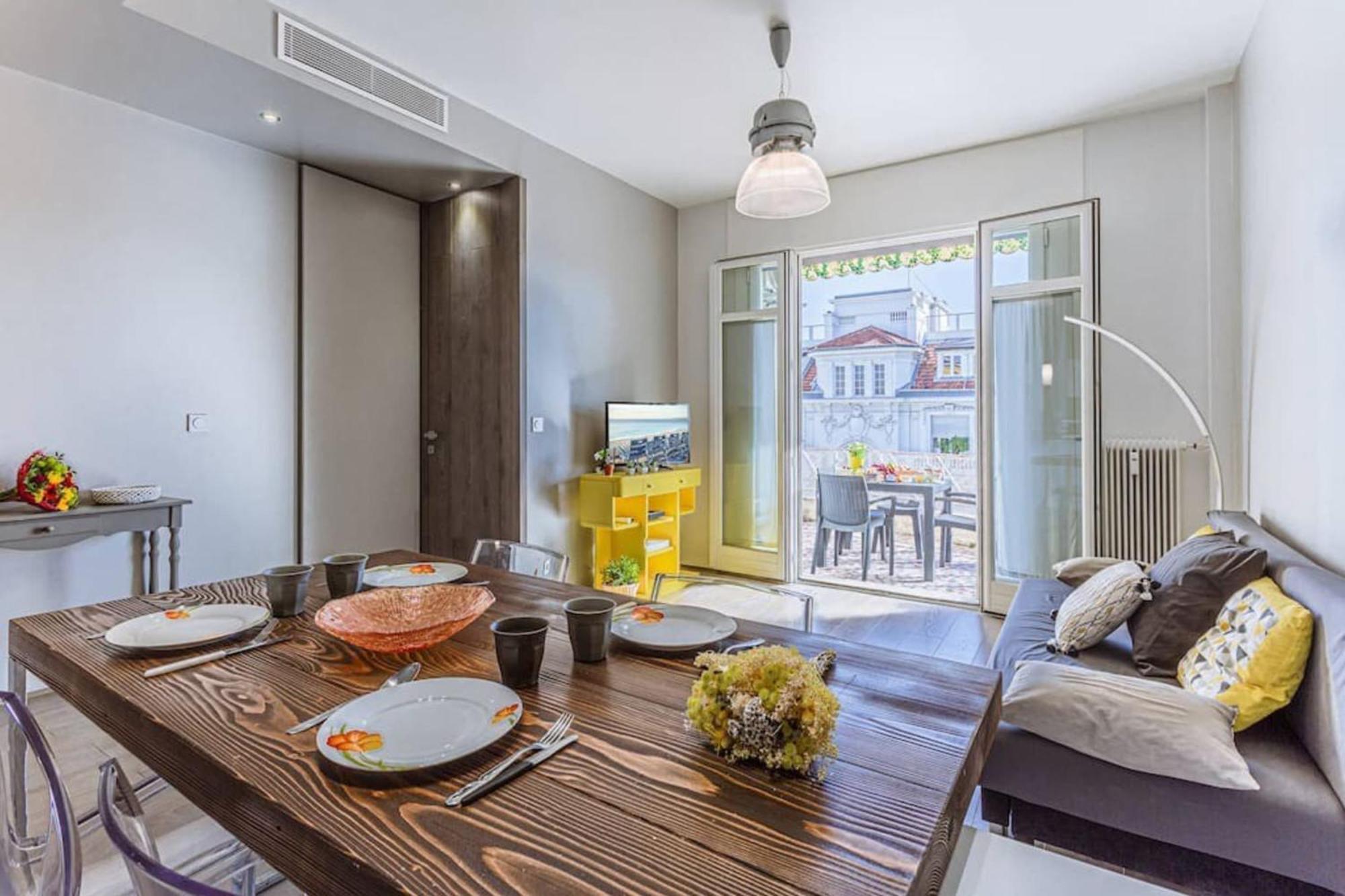 Fleurs 22 - City Center - Modern W Terrace Nice Luaran gambar